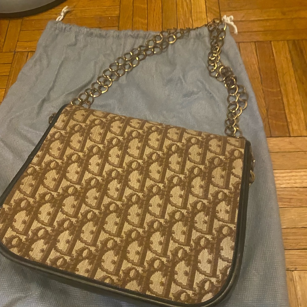 Christian Dior Vintage 23years old luxury shoulder bag. - Picture 6 of 11